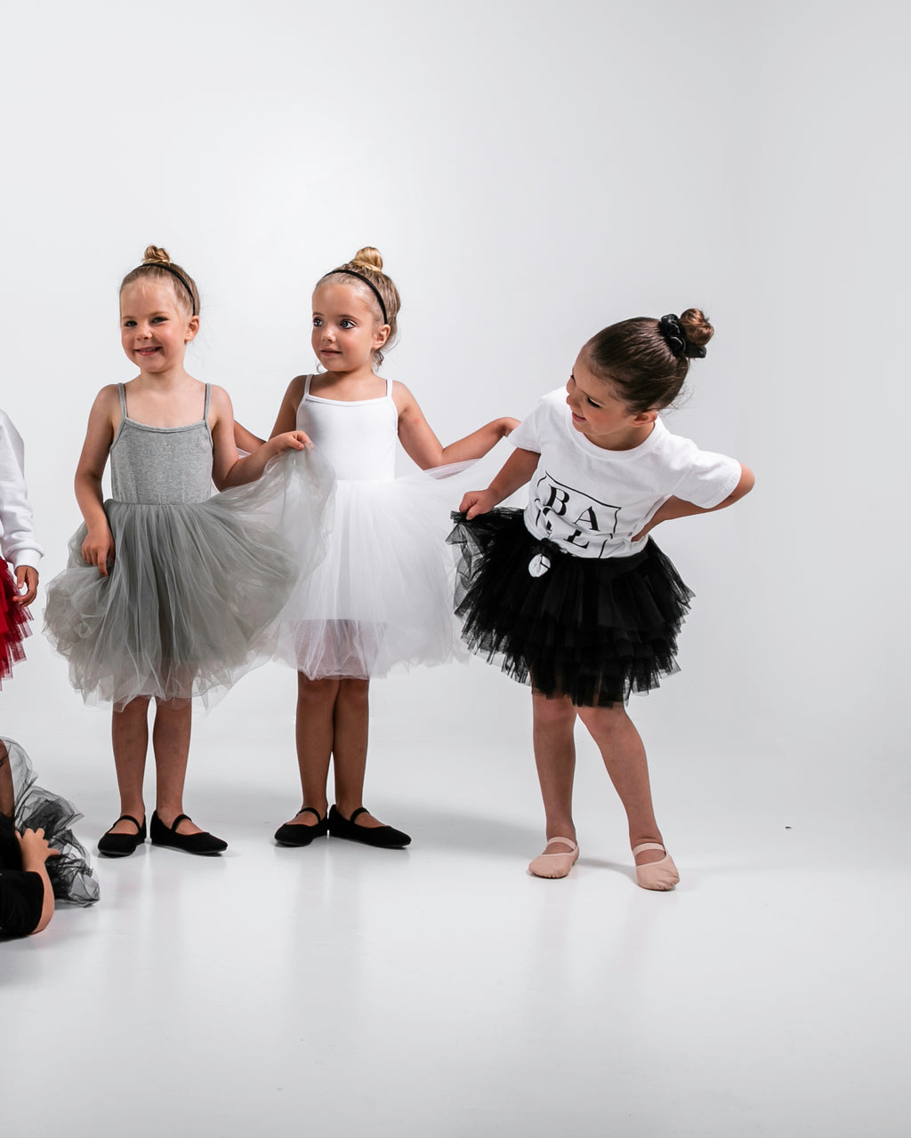 Layered Tulle Skirt - Black