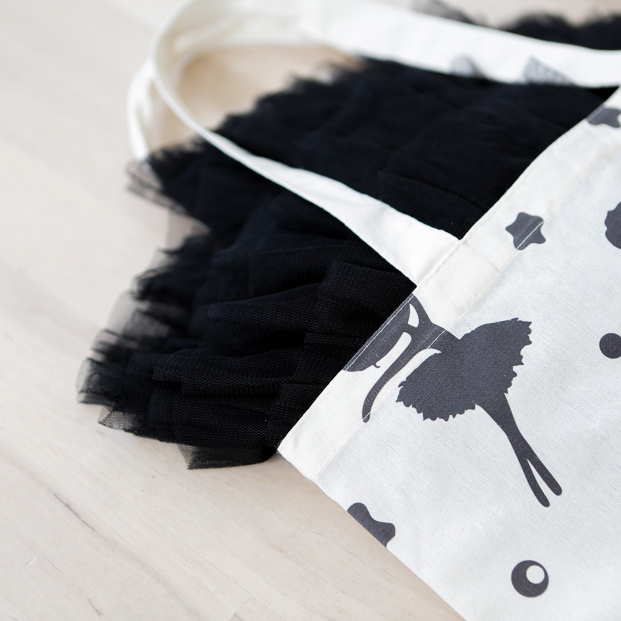 Layered Tulle Skirt - Black